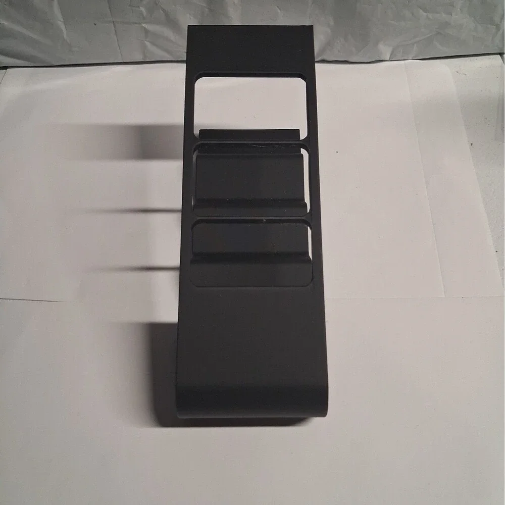 Black 3 Remote Holder Stand 3d Printed 3.5x8x3